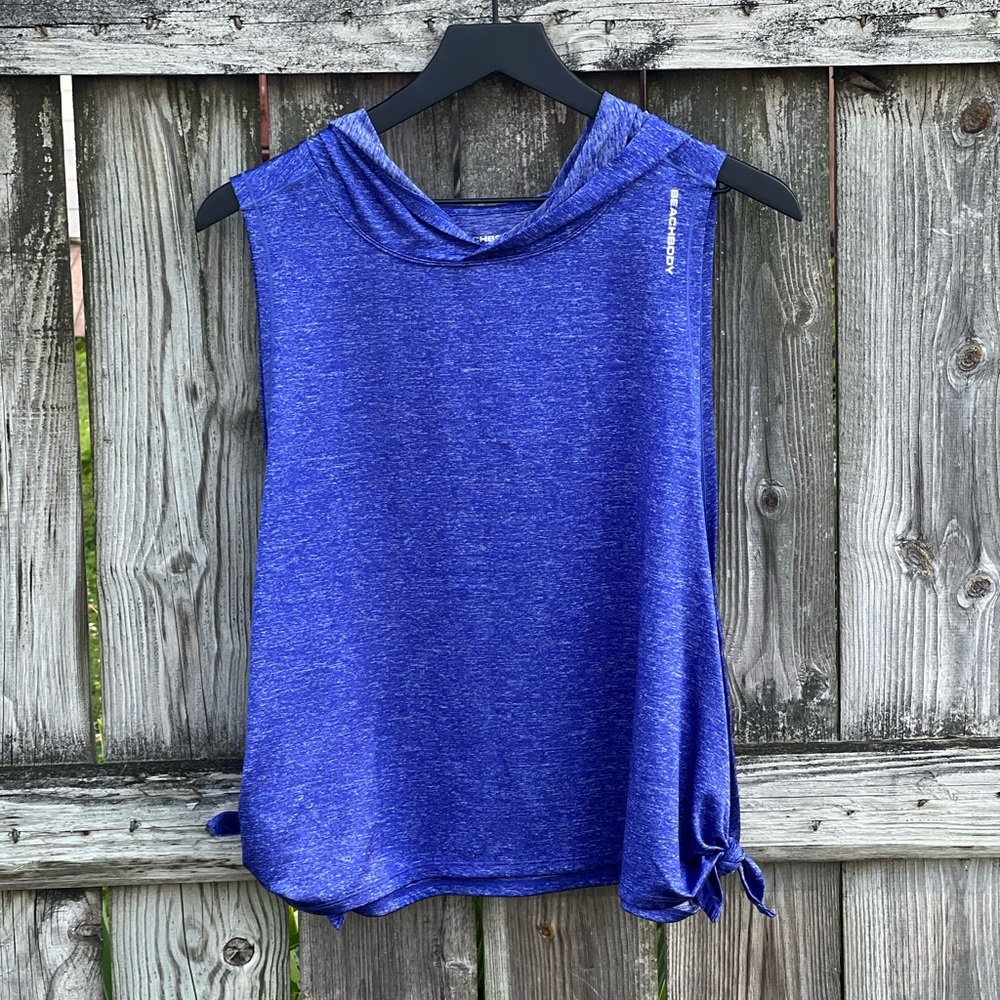Beachbody Heathered Blue Muscle Tee